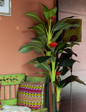 BLOOMA 6ft artificial banana tree in pot - British product