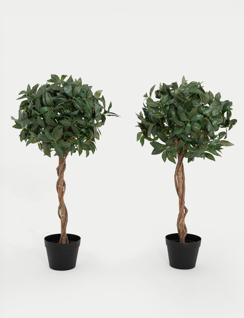 Blooma Artificial Bay Trees Set of 2 3ft (British brand)