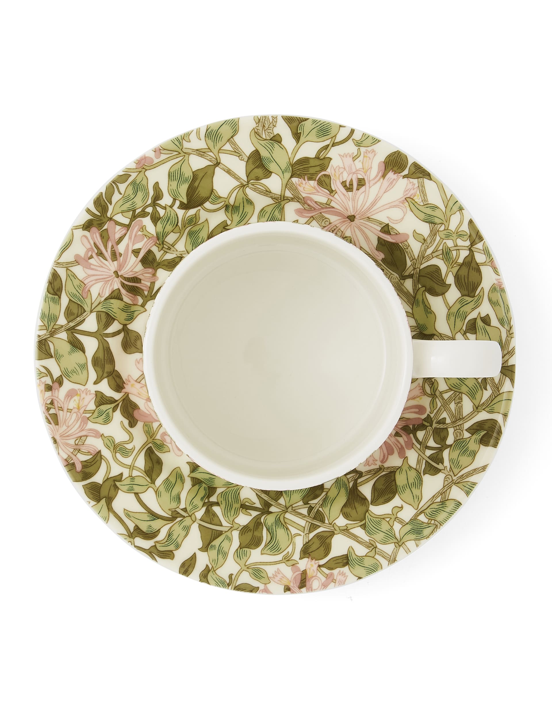 Morris & Co Honeysuckle cup and saucer, imported from the UK