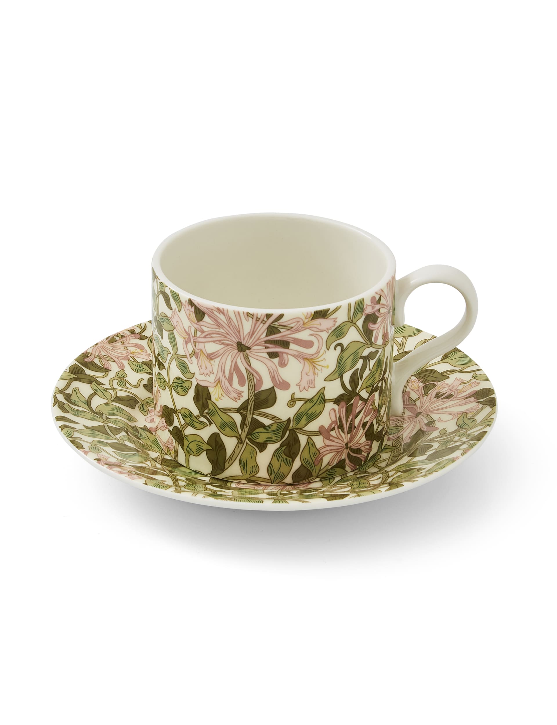 Morris & Co Honeysuckle cup and saucer, imported from the UK