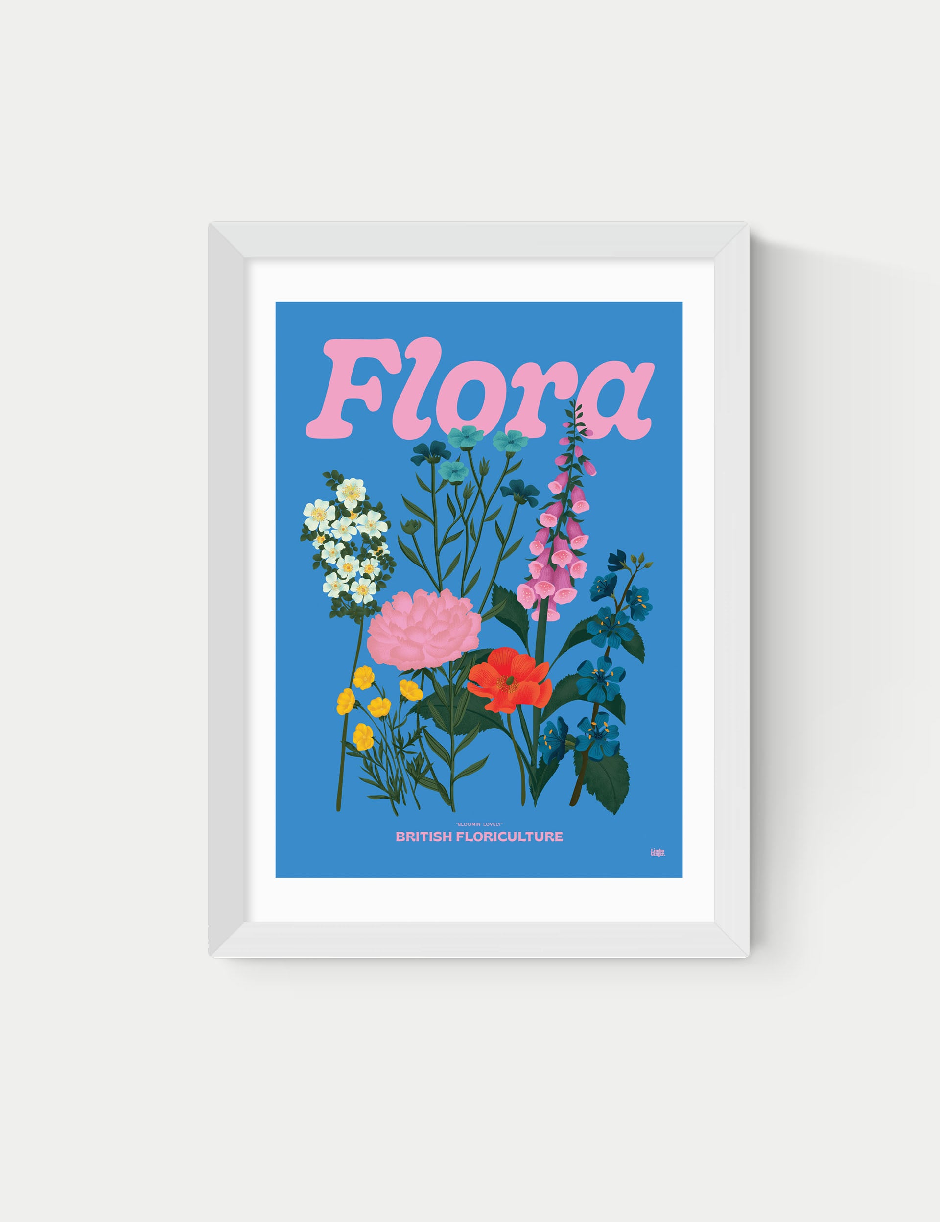 East End Prints Flora Framed Art - British product