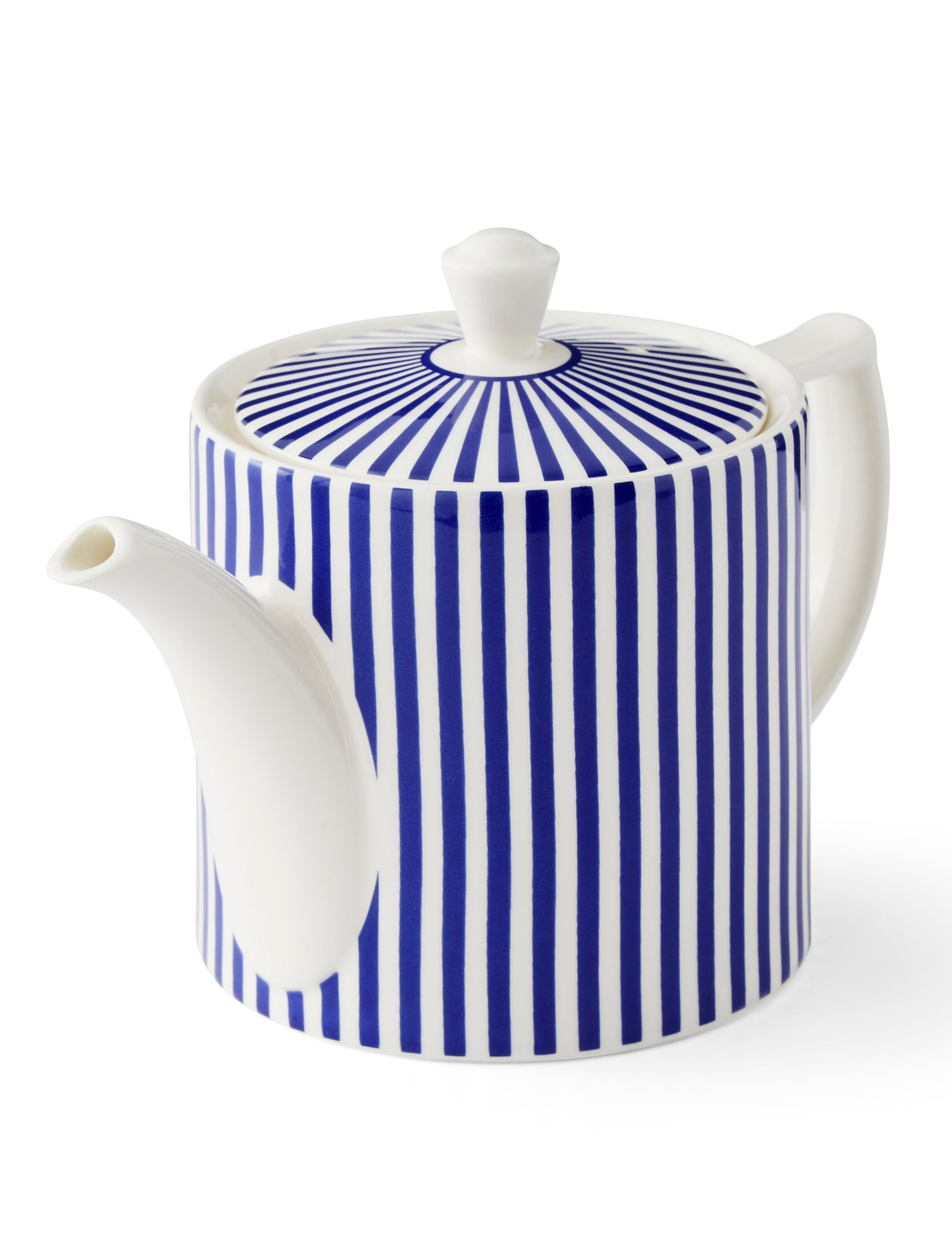 Spode striped stoneware teapot from Steccato range - British product