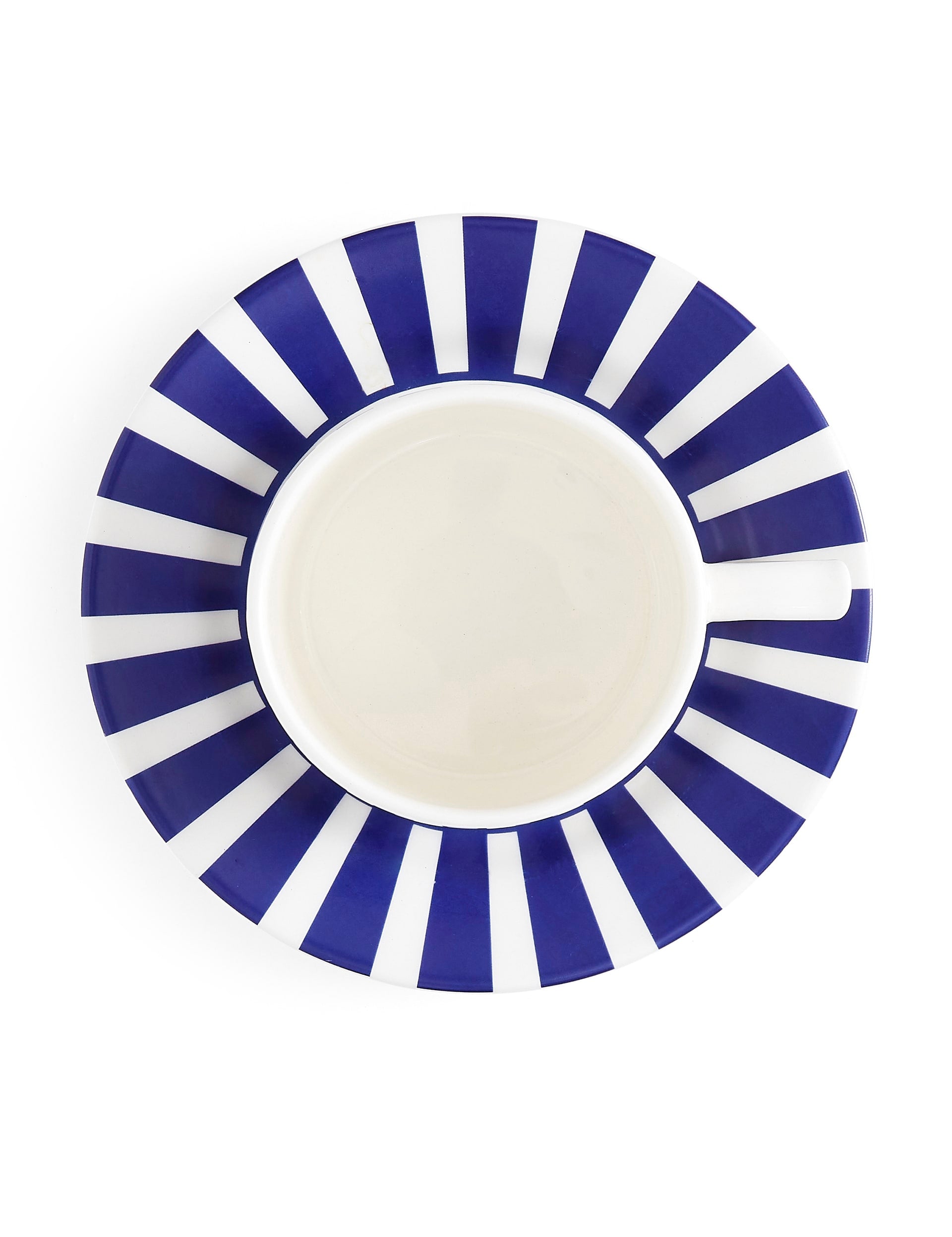 Spode Steccato striped cups and saucers set of 4, UK version