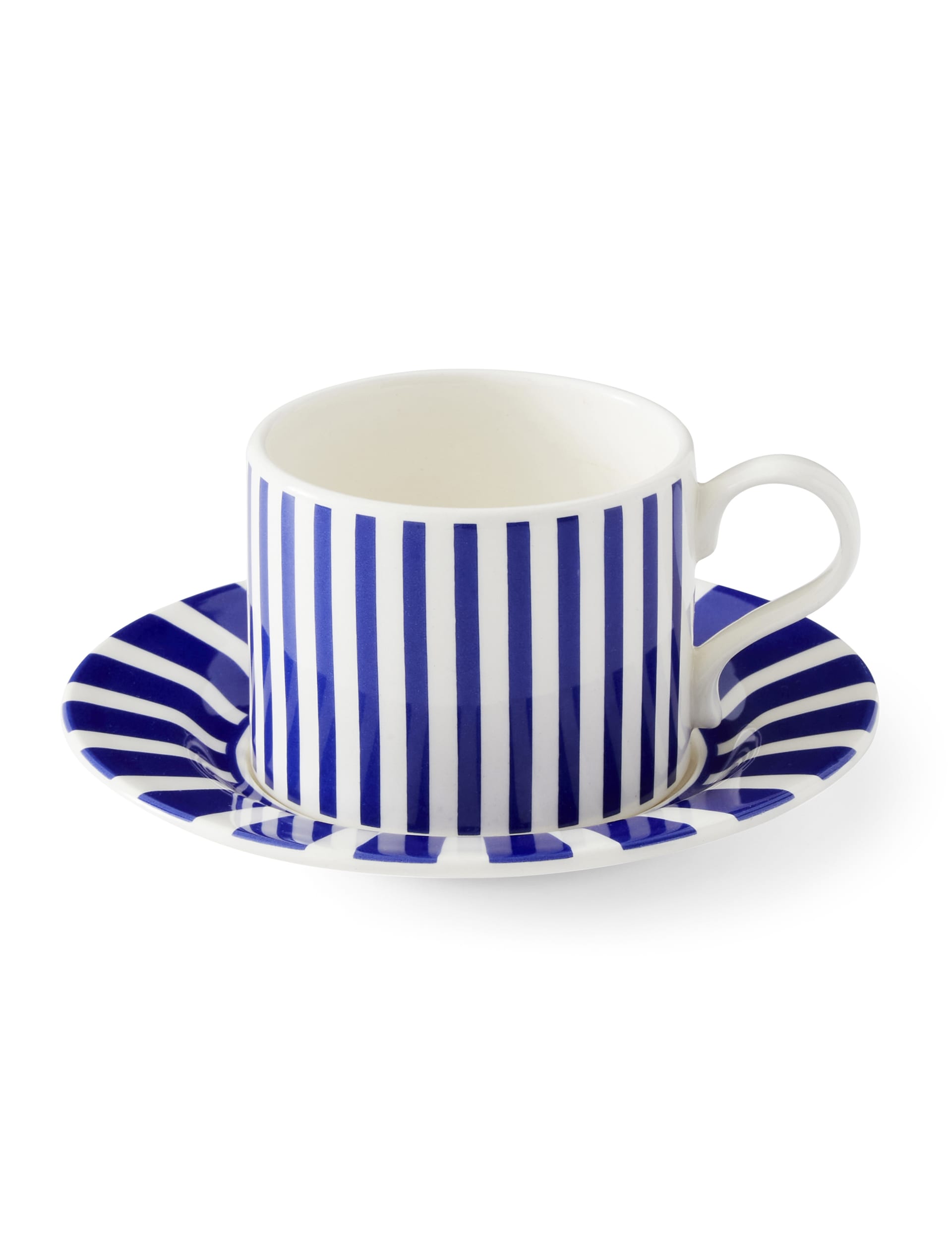 Spode Steccato striped cups and saucers set of 4, UK version
