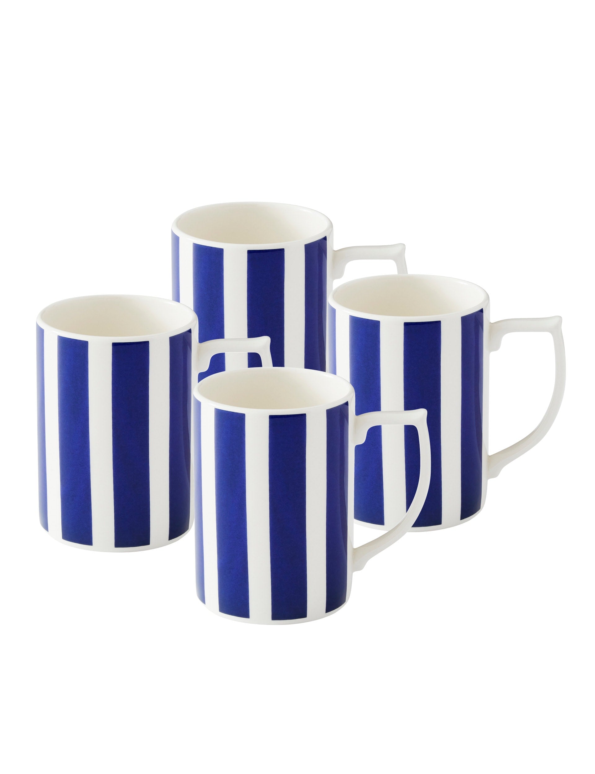 Spode Steccato stoneware mugs set of 4 (British brand)