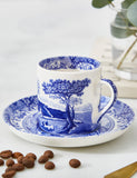 Spode Blue Italian cups and saucers set of 4, imported from the UK