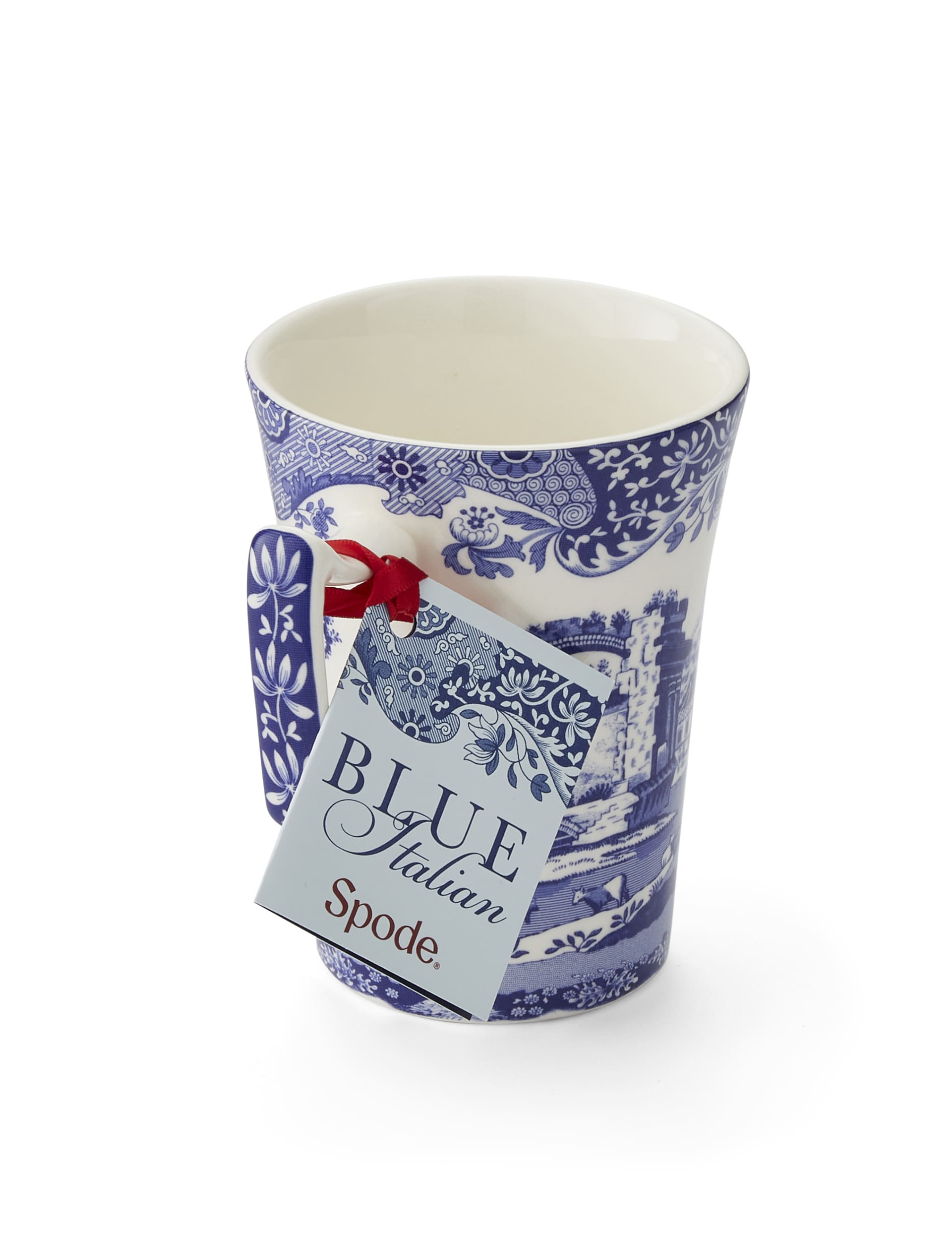 Spode Blue Italian mugs set of 4 stoneware, imported from the UK