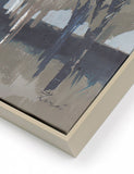 Gallery Direct Silver Birch Blues framed canvas 67x40cm, imported from the UK
