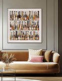 Gallery Direct Wines of the World square framed art - British product