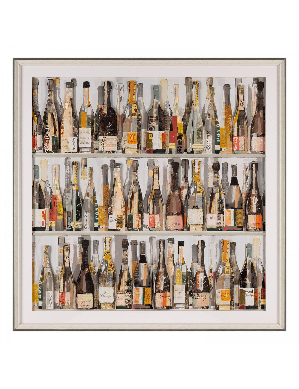 Gallery Direct Wines of the World square framed art - British product