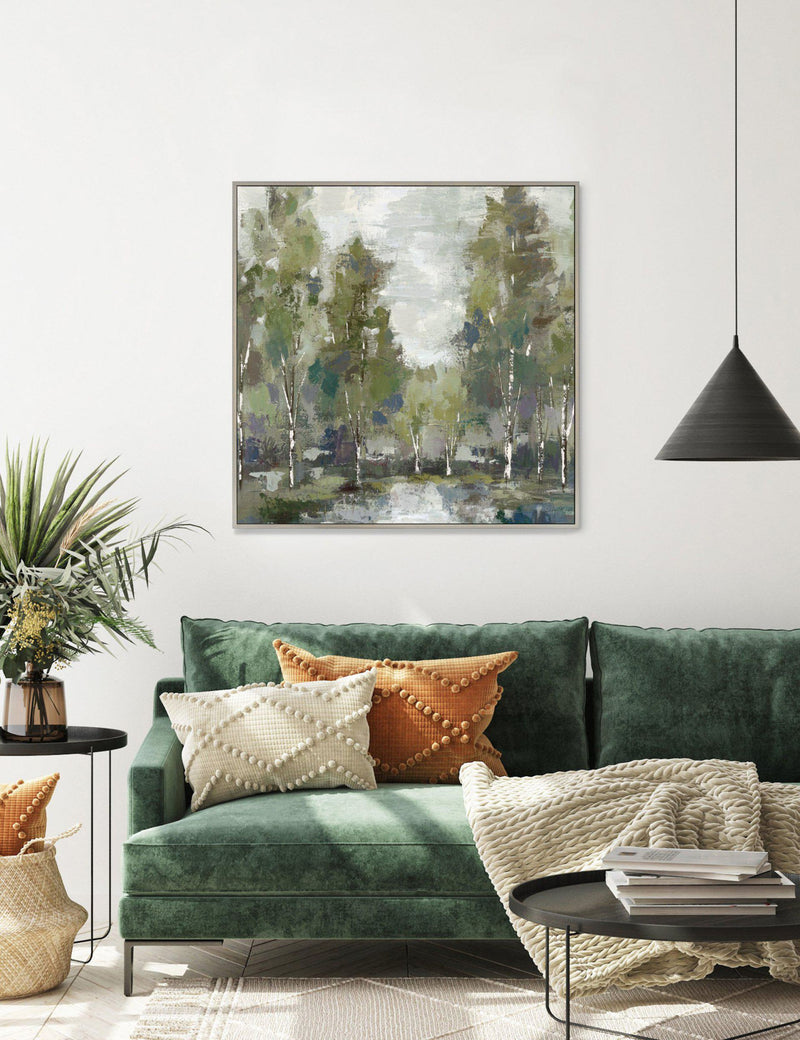 Gallery Direct At Dawn woodland canvas print, UK version