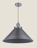 Laura Ashley Rufus Metal Cone Pendant Light, UK version