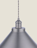 Laura Ashley Rufus Metal Cone Pendant Light, UK version