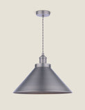 Laura Ashley Rufus Metal Cone Pendant Light, UK version