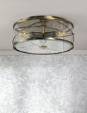 Laura Ashley Beckworth flush ceiling light, UK version