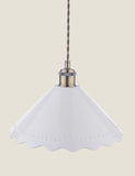 Laura Ashley Daws ceramic scallop pendant light (British brand)