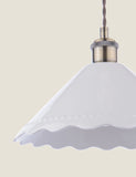 Laura Ashley Daws ceramic scallop pendant light (British brand)