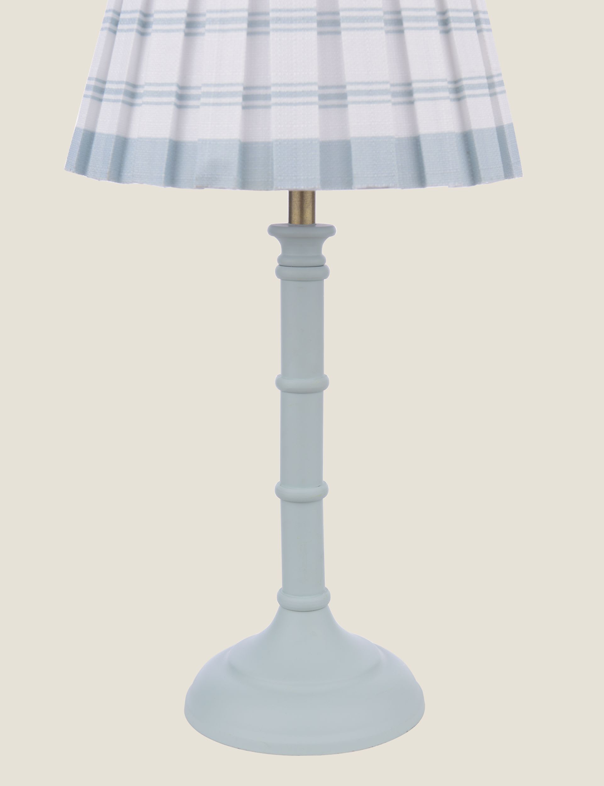 Laura Ashley Farnworth table lamp green base pleated shade (British brand)