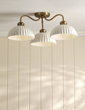 Laura Ashley Durford semi flush ceiling light 48cm, imported from the UK