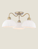 Laura Ashley Durford semi flush ceiling light 48cm, imported from the UK