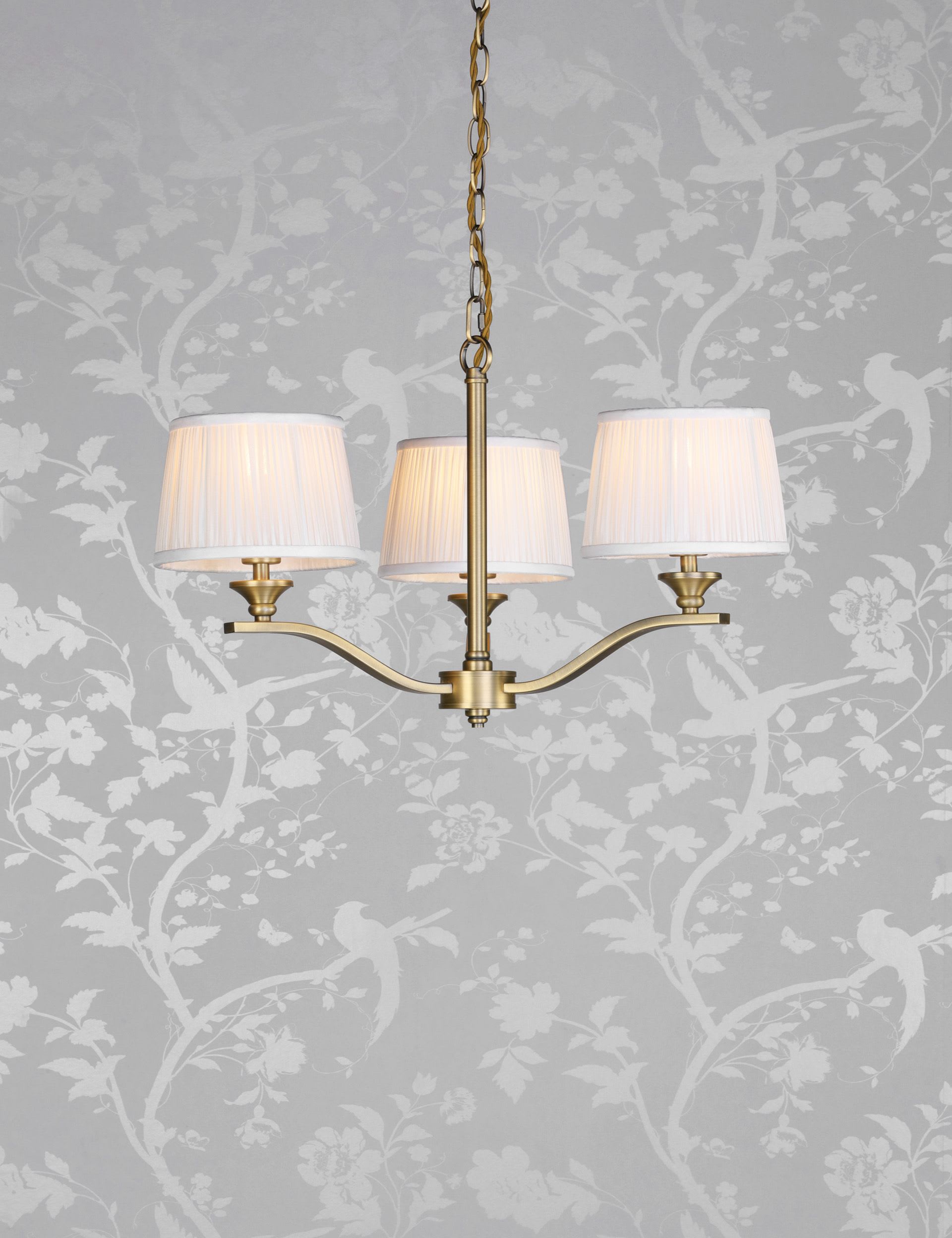 Laura Ashley Hemsley pleated pendant light - British product