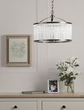Laura Ashley Sutton 3-light pendant light 38cm (British brand)