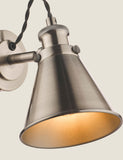Laura Ashley Rufus metal spotlight wall light, imported from the UK