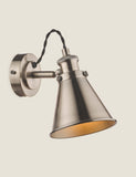 Laura Ashley Rufus metal spotlight wall light, imported from the UK