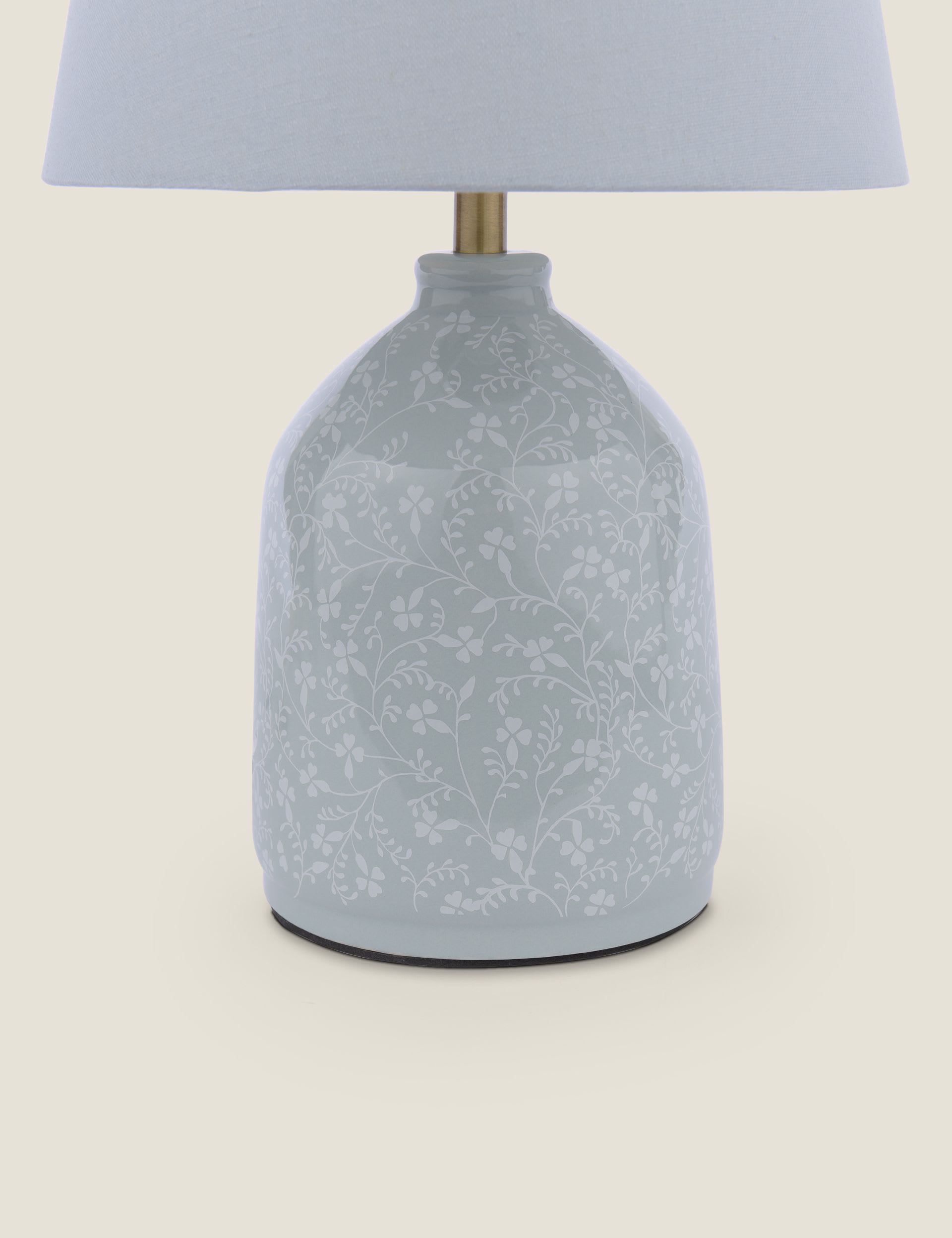 Laura Ashley Campion ceramic floral table lamp, UK version