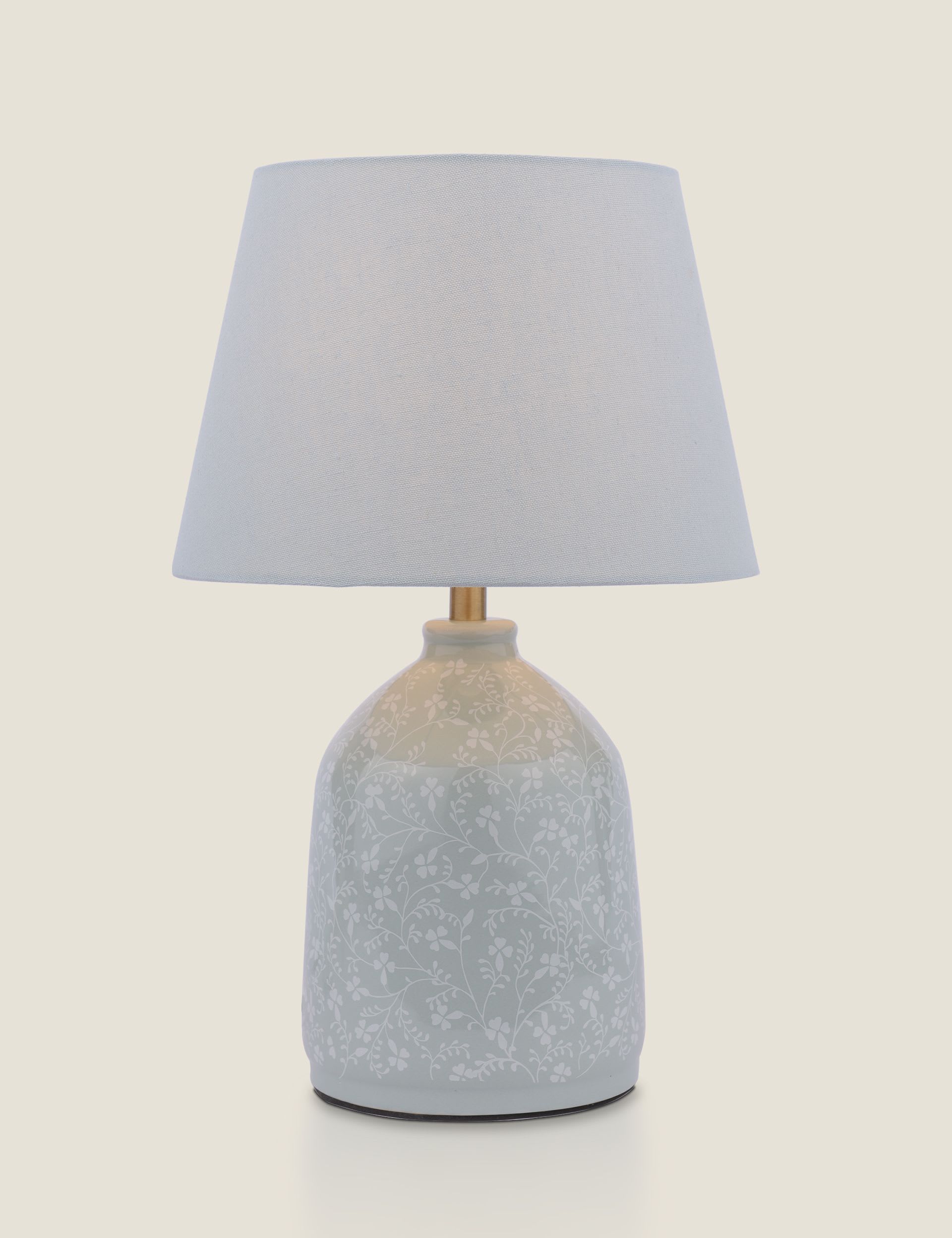 Laura Ashley Campion ceramic floral table lamp, UK version