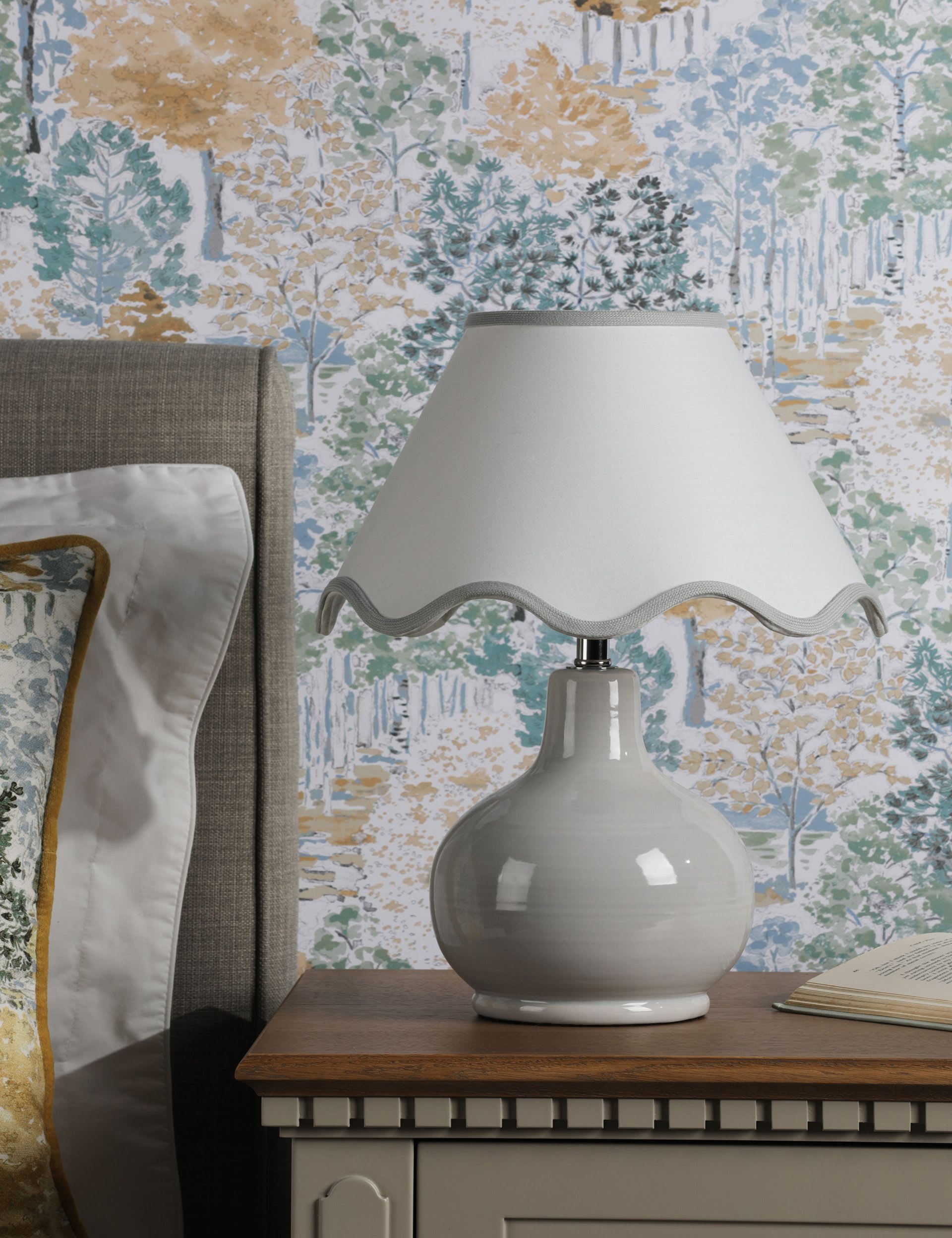 Laura Ashley Bramhope table lamp ceramic base UK version