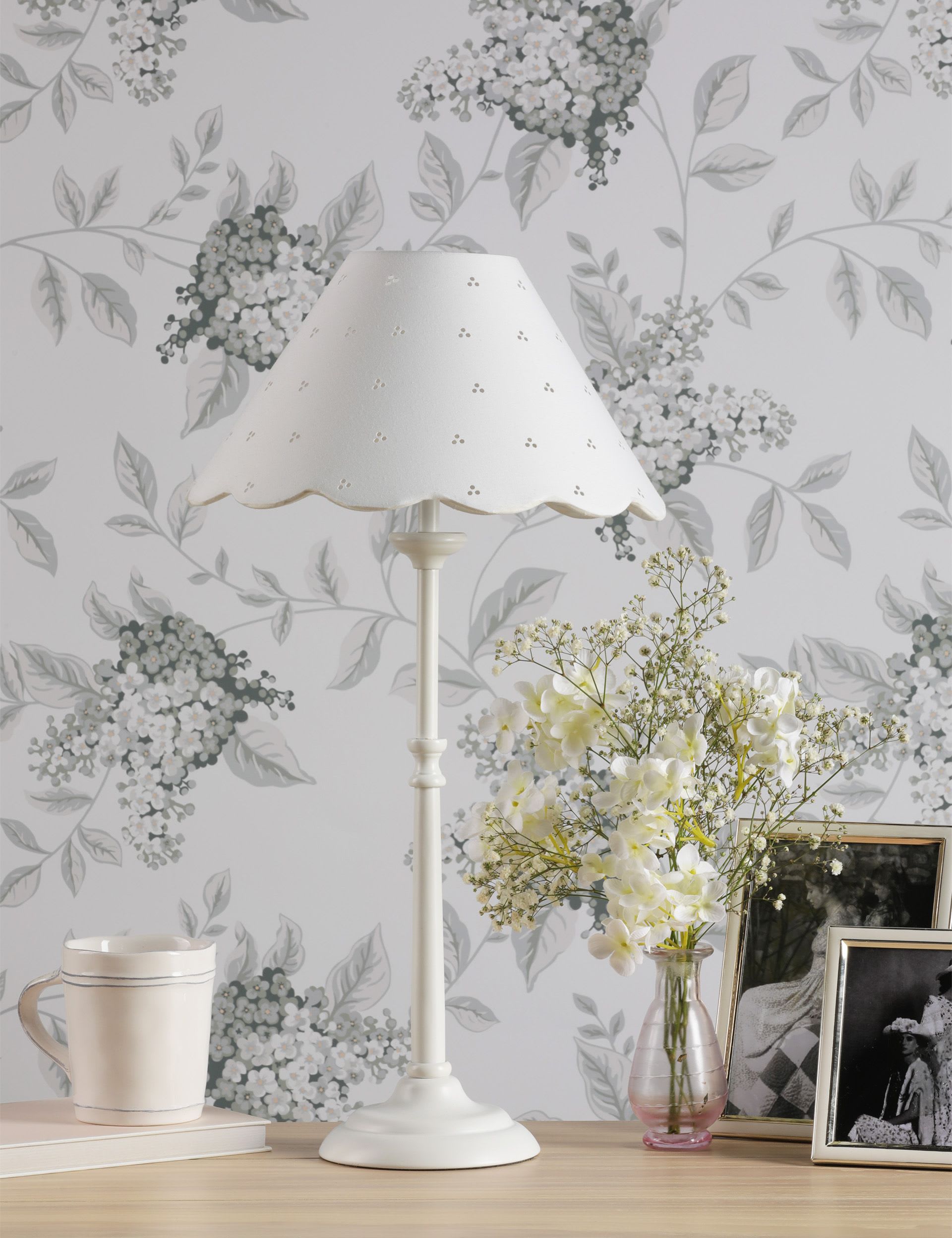 Laura Ashley Cordwell table lamp, imported from the UK