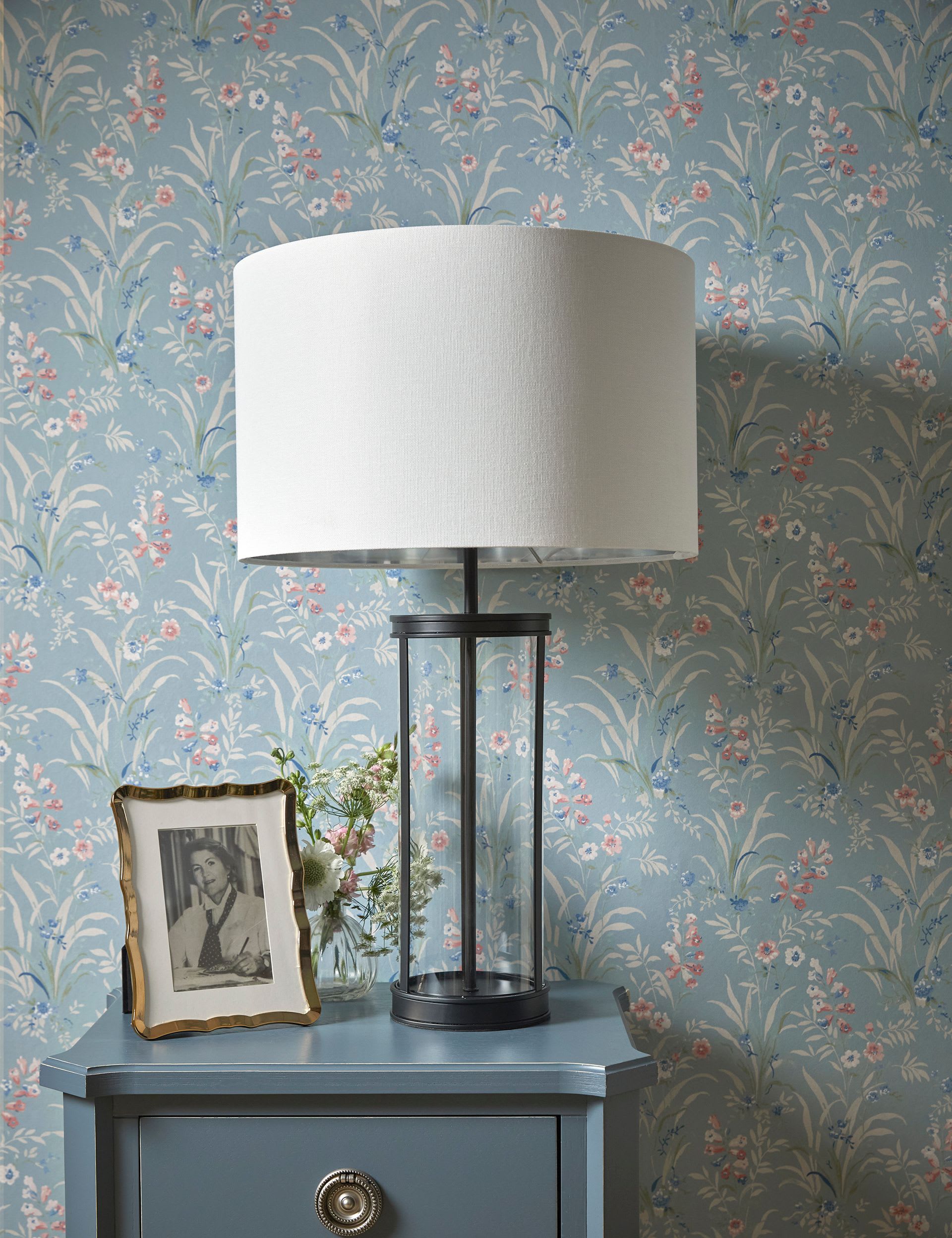 Laura Ashley Harrington table lamp antique brass base (British brand)