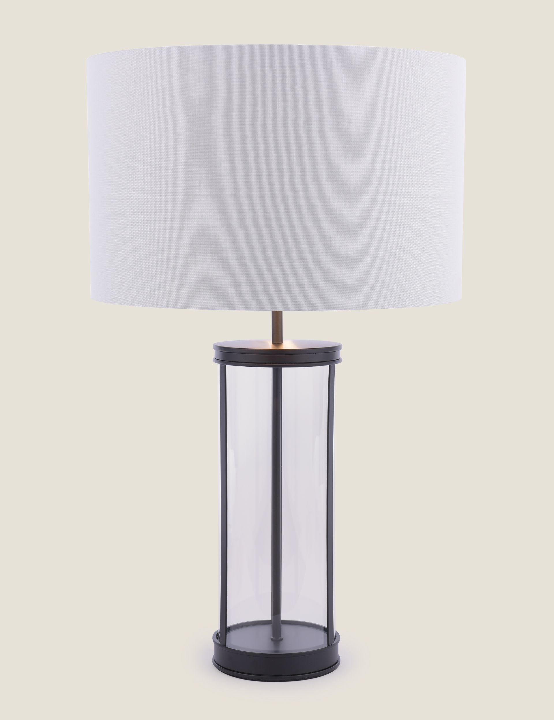 Laura Ashley Harrington table lamp antique brass base (British brand)