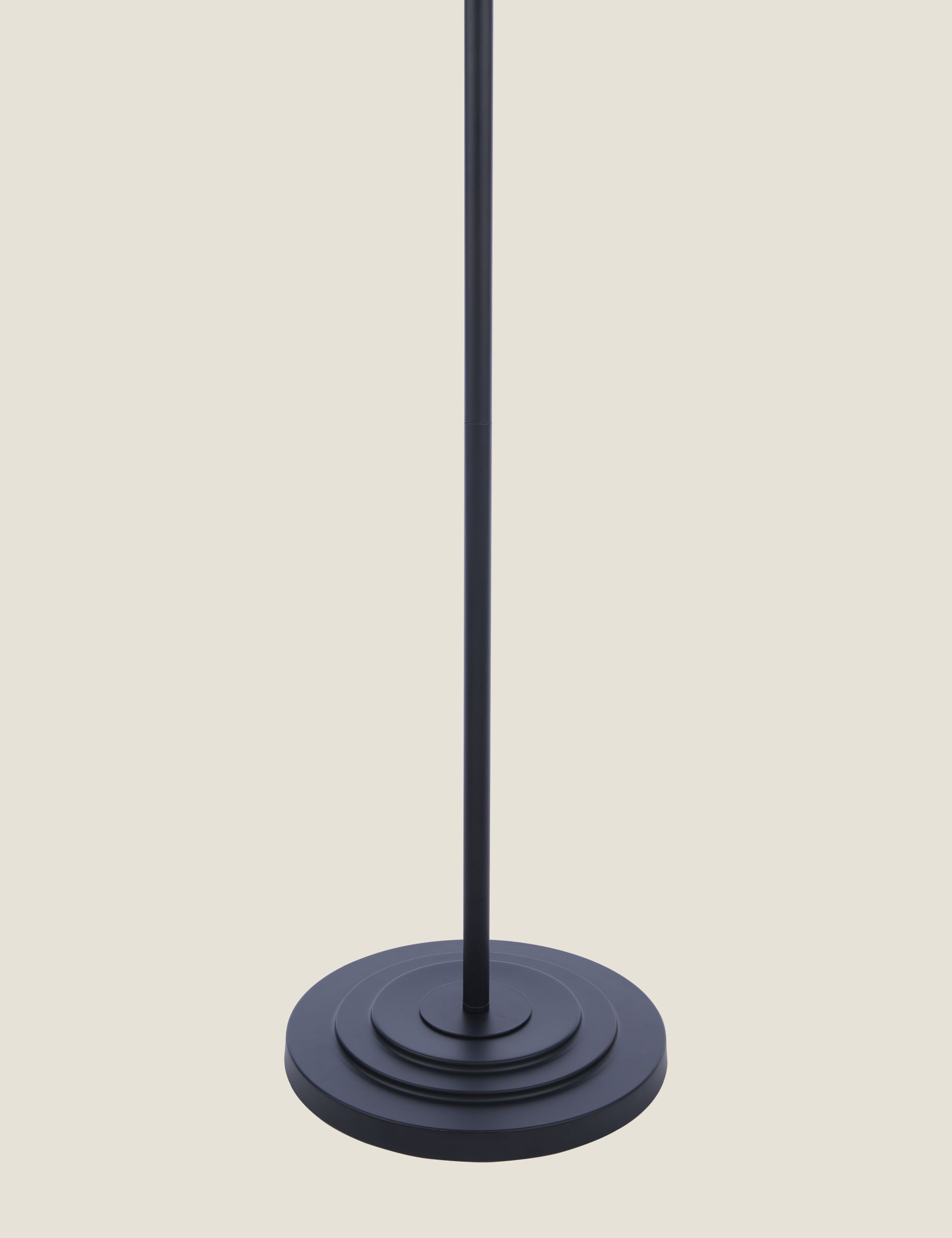 Laura Ashley Marlowe floor lamp polished nickel swing arm (British brand)