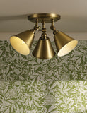 Joules metal 3 light plate spotlight - British product