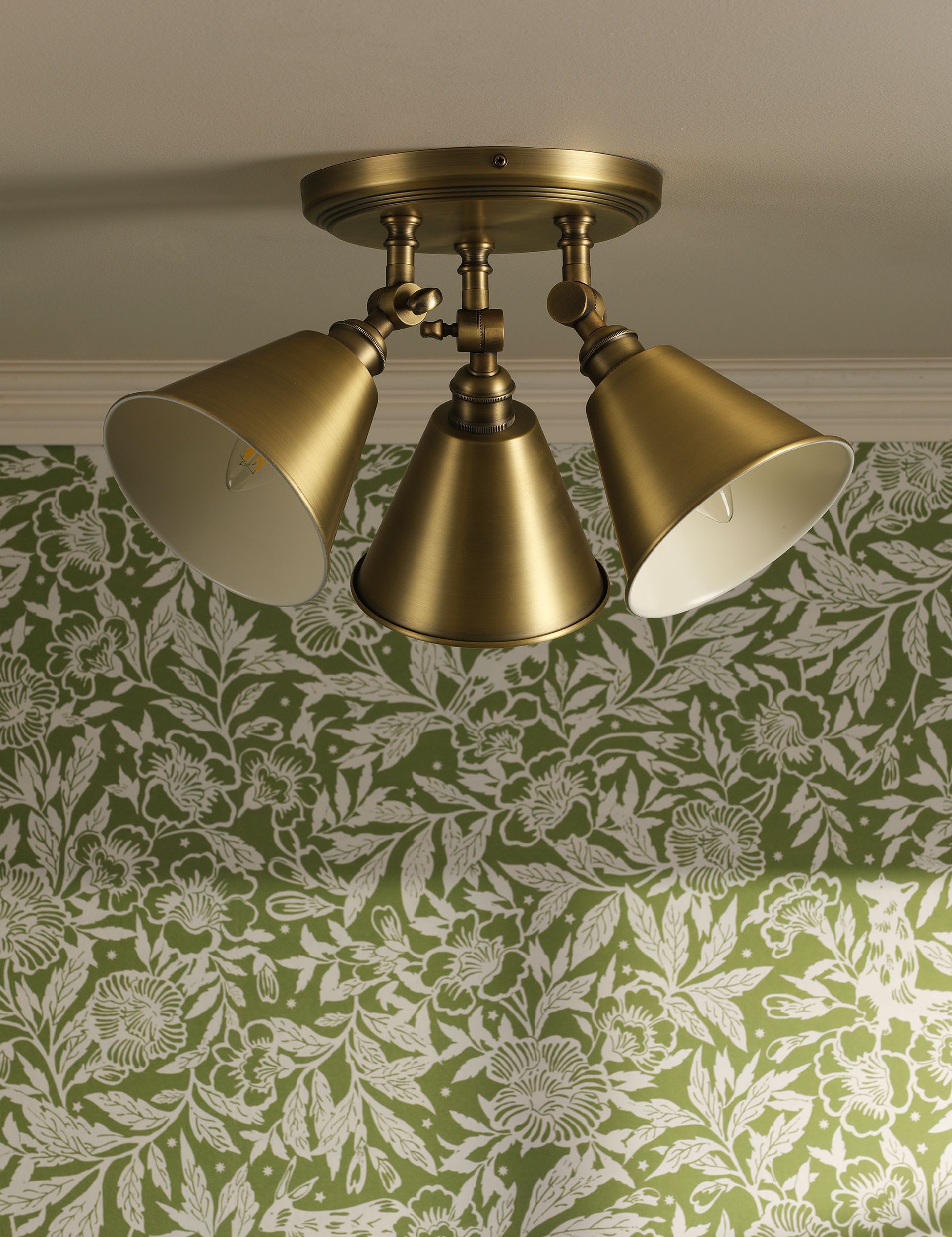 Joules metal 3 light plate spotlight - British product