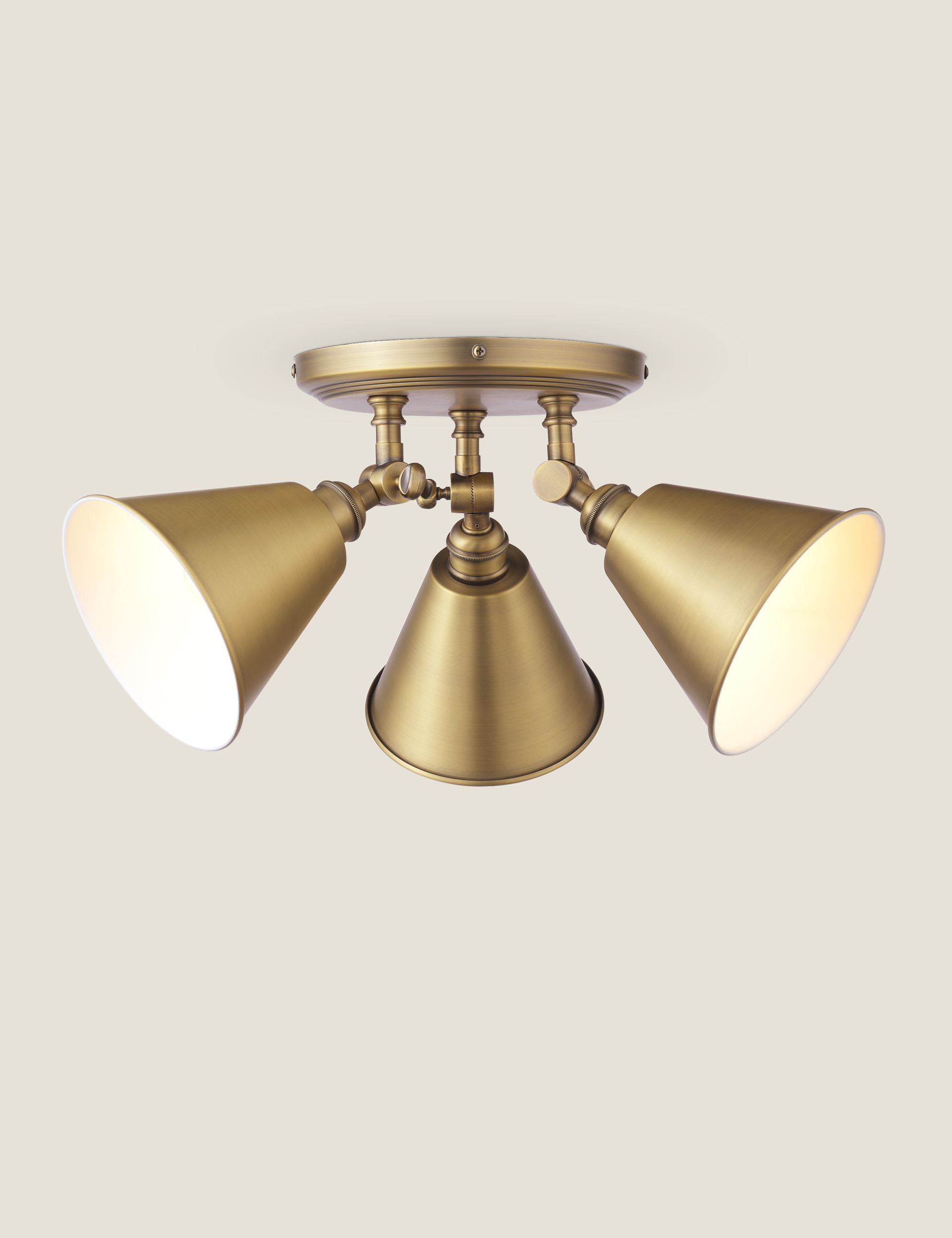 Joules metal 3 light plate spotlight - British product