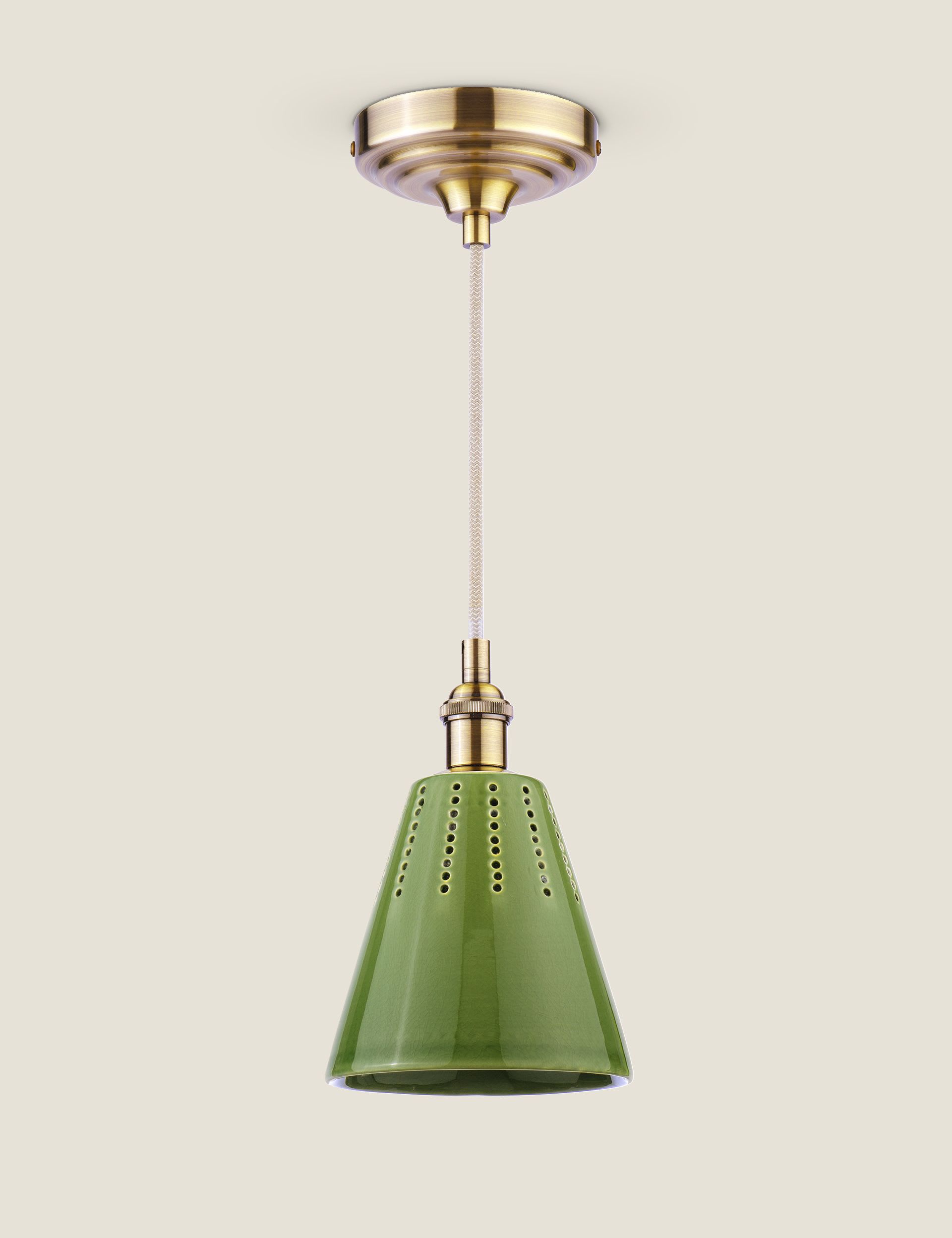 Joules Allington ceramic pendant light, imported from the UK