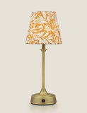 Joules Apsley rechargeable table lamp with floral print, imported from the UK