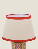 Joules Helmingham metal and fabric table lamp with brass base, UK version