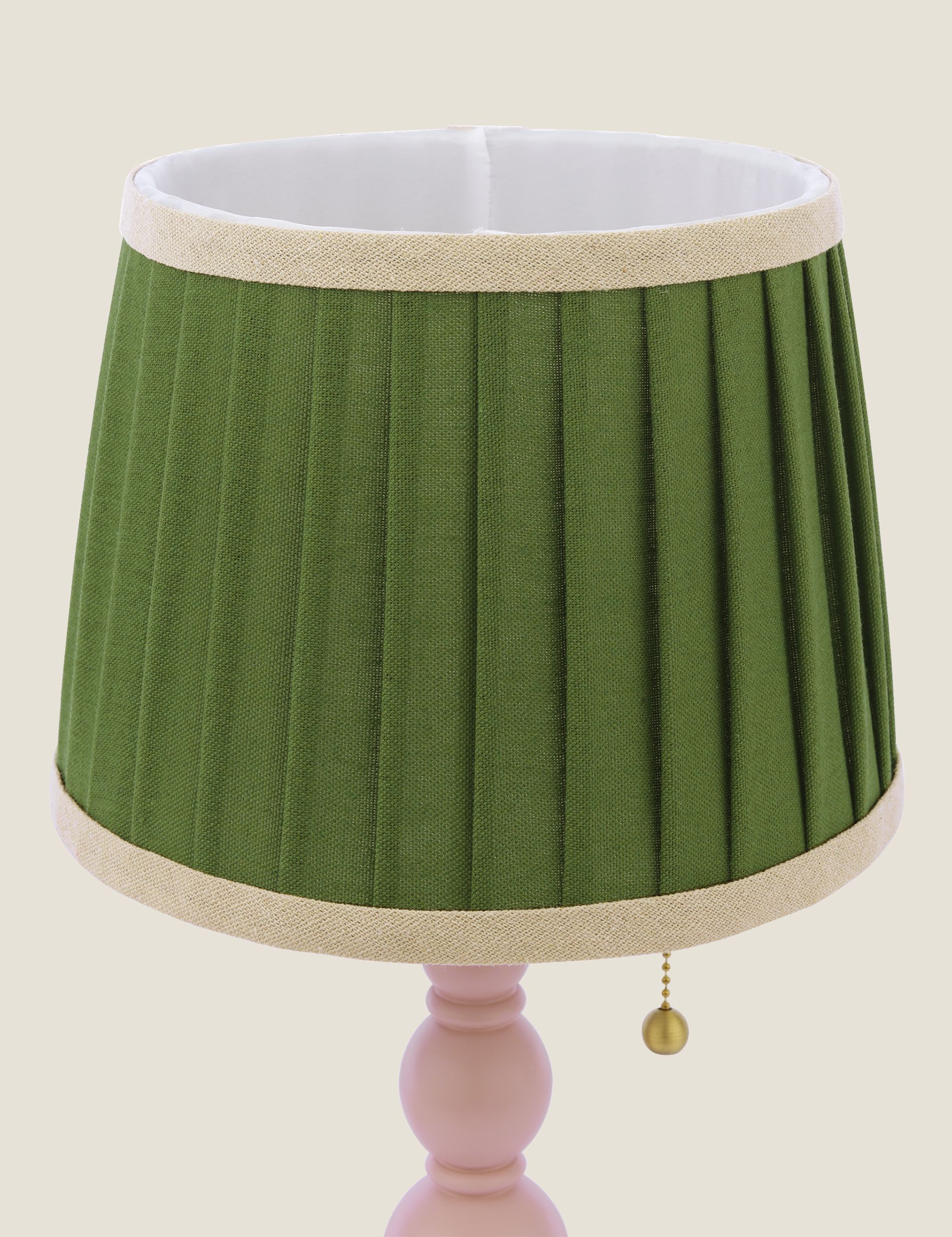 Joules Home Lighting Harewood Wooden Bobbin Table Lamp