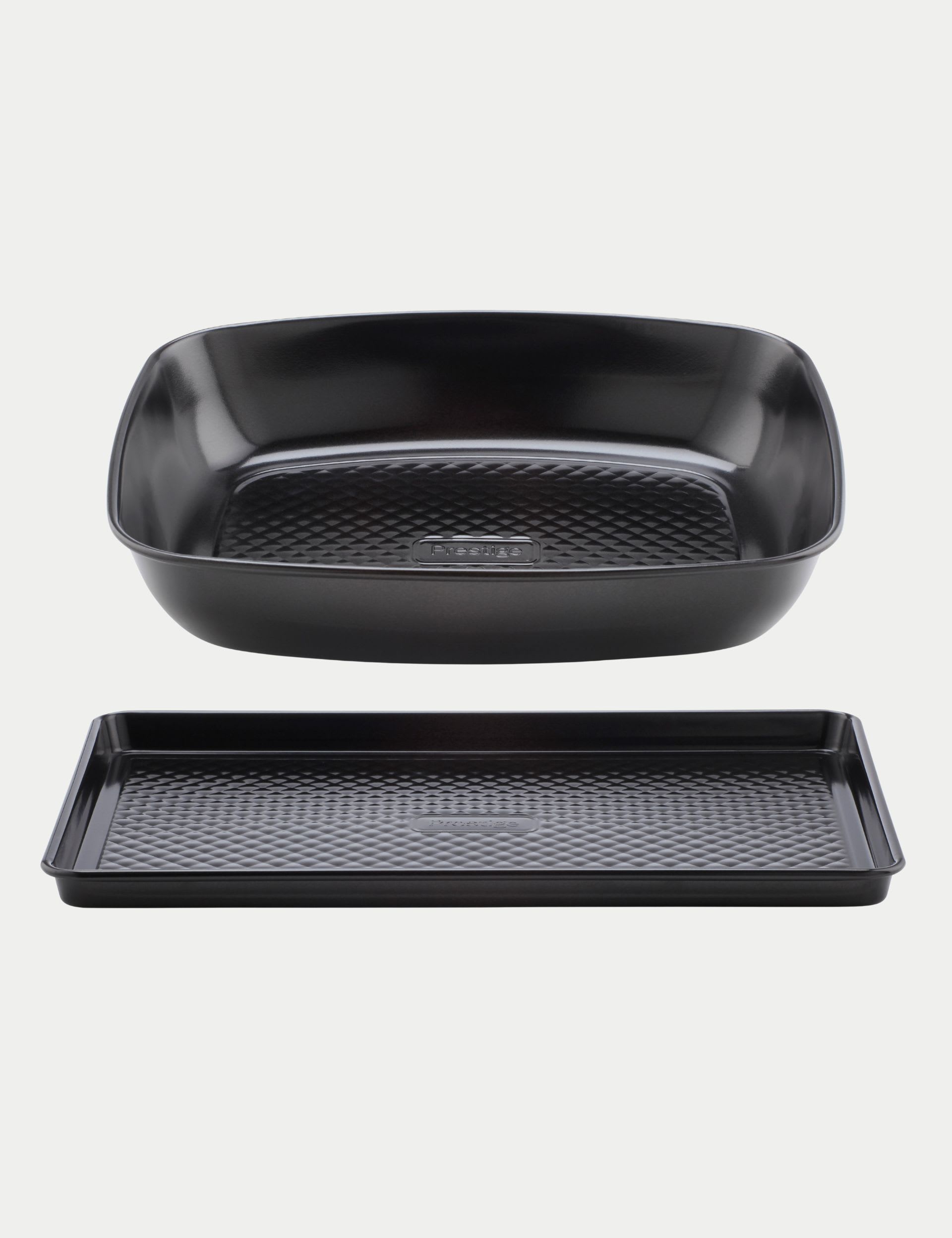 Prestige Inspire carbon steel roaster and tray set, UK version