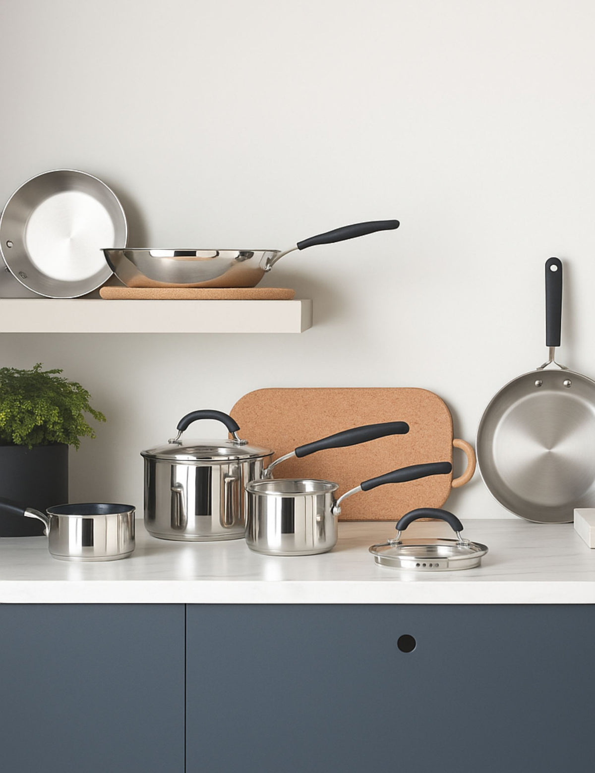 Prestige stainless steel frying pan 25cm (British brand)