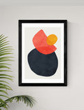East End Prints Balance framed art print with wooden frame (British brand)