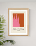 East End Prints Barcelona Framed Art