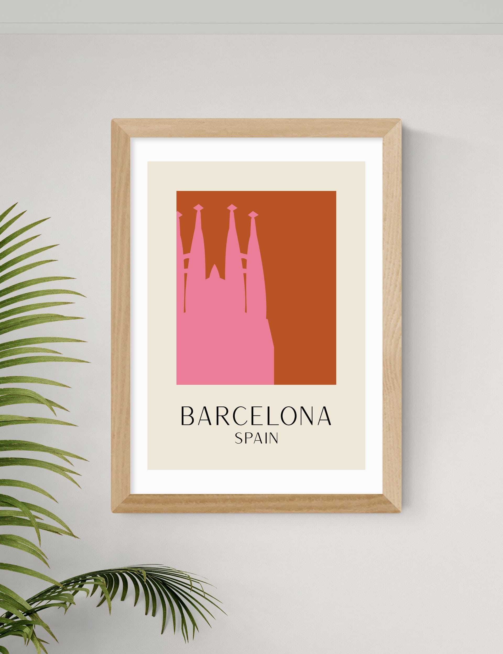 East End Prints Barcelona Framed Art