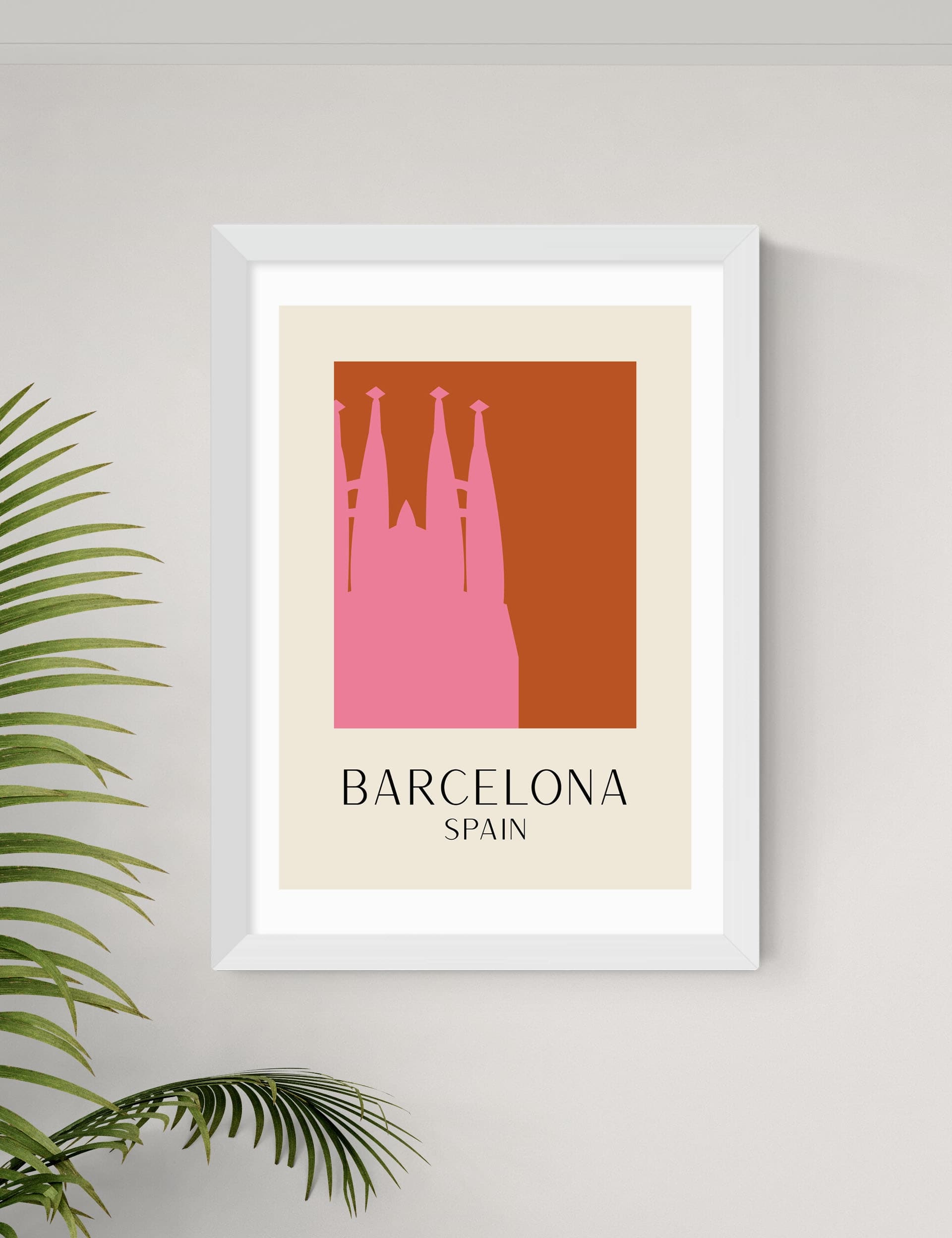 East End Prints Barcelona Framed Art Print Sagrada Família