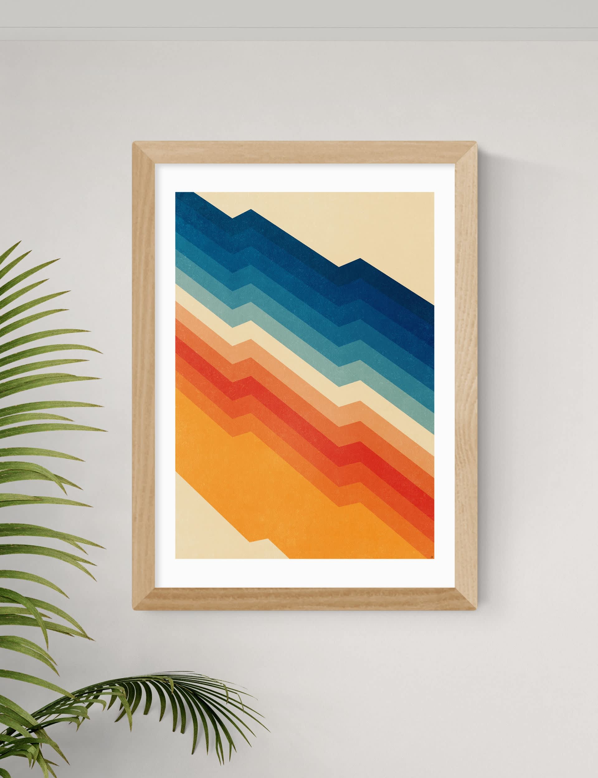 East End Prints Abstract Framed Art