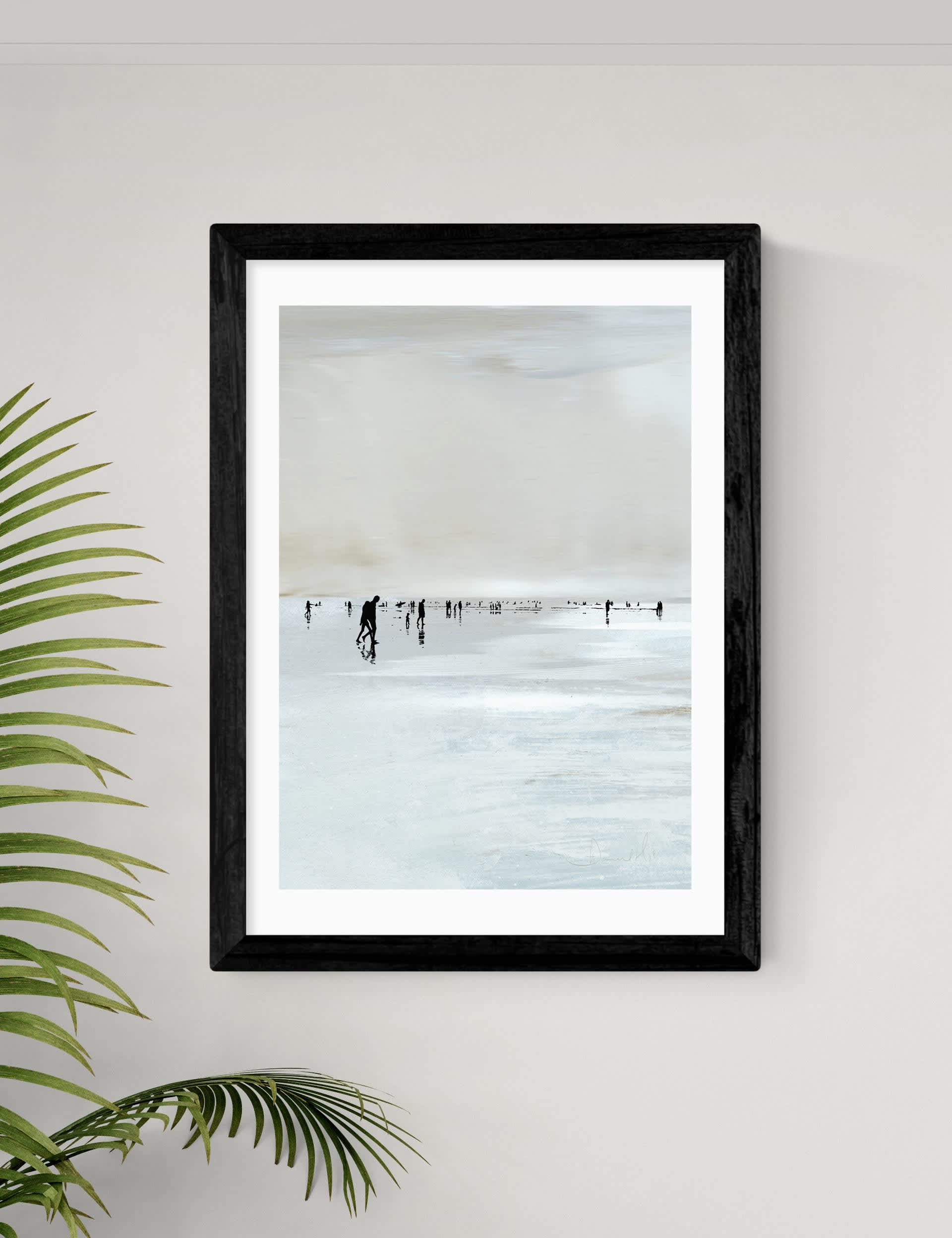 East End Prints beachy landscape framed art (British brand)